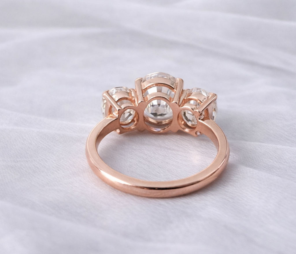 Signature Georgina 6CTW Oval Trilogy Ring image 5