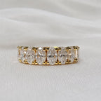 Signature Orianna Oval Half Eternity Band image 2
