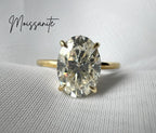 Signature Ophelia Fleur Oval Cut 2-2.5ct Solitaire Ring image 10