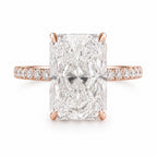 Rosalie 4-4.5ct Radiant Pave Ring