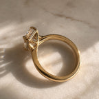 Stacey 3ct Elongated Cushion Trellis Ring