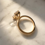 Ophelia Fleur 2-2.5ct Oval Solitaire Ring