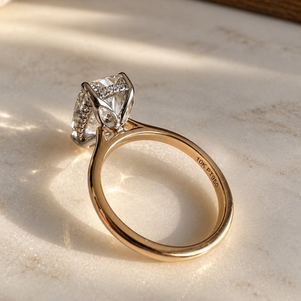 READY TO SHIP - Emily 5.05ct Elongated Cushion Cut Lab Diamond Ring