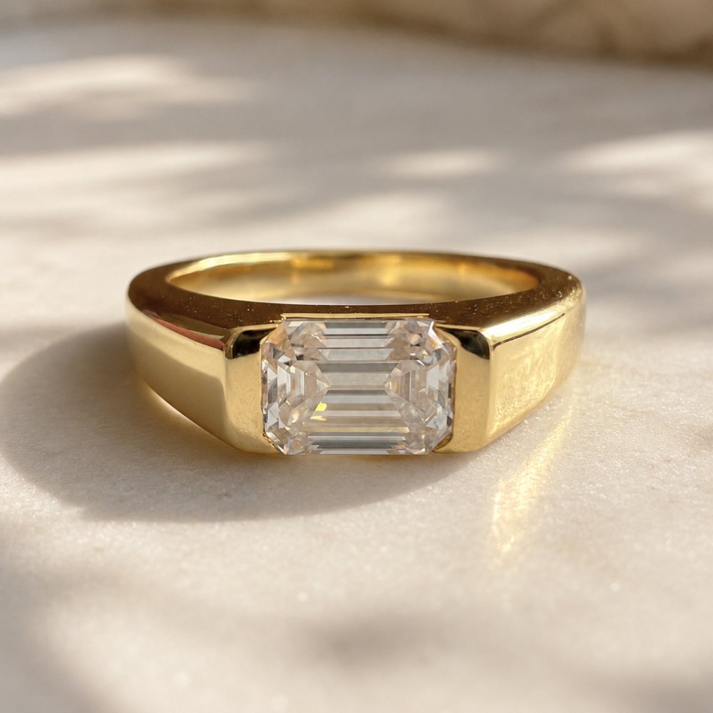 Koa 1ct Emerald Unisex Ring