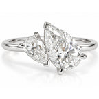 Susan 2.5CTW Pear Toi Et Moi Ring