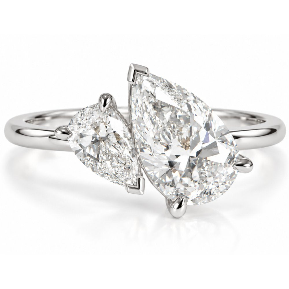 Susan 2.5CTW Pear Toi Et Moi Ring
