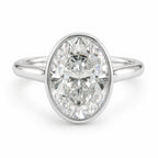 Bianca 2.5ct Oval Bezel Ring