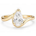 Kay 3ct Pear Contour Ring