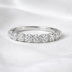 Signature Lacey 2.5mm 0.66ctw Lab Diamond Half Eternity Ring image 3