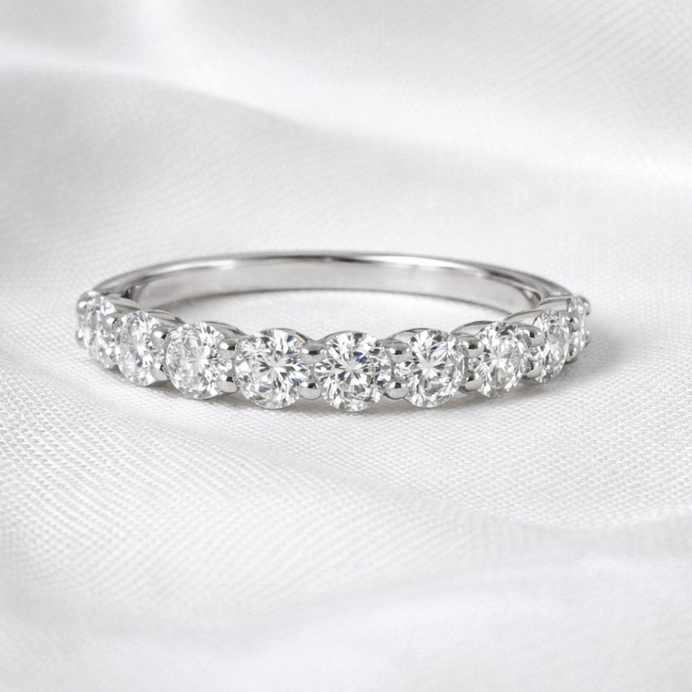 Signature Lacey 2.5mm 0.66ctw Lab Diamond Half Eternity Ring image 3