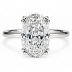 Signature Hannah 4ct Oval Cut Hidden Halo Ring image 0