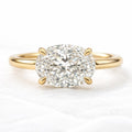 Signature Clara 2ct East West Oval Cut Ring image 0