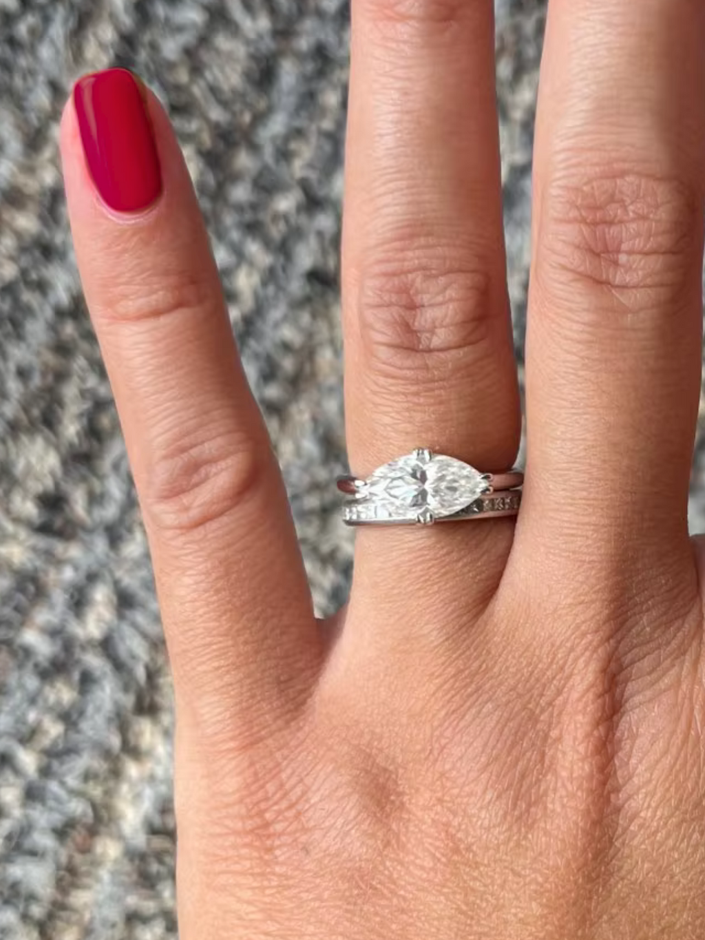 Signature Macey 2ct East West Marquise Ring image 4