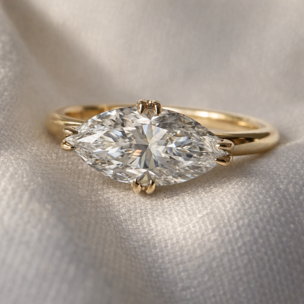 Signature Macey 2ct East West Marquise Ring image 2