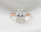 Signature Violet 1-1.5ct Oval Solitaire Ring image 9