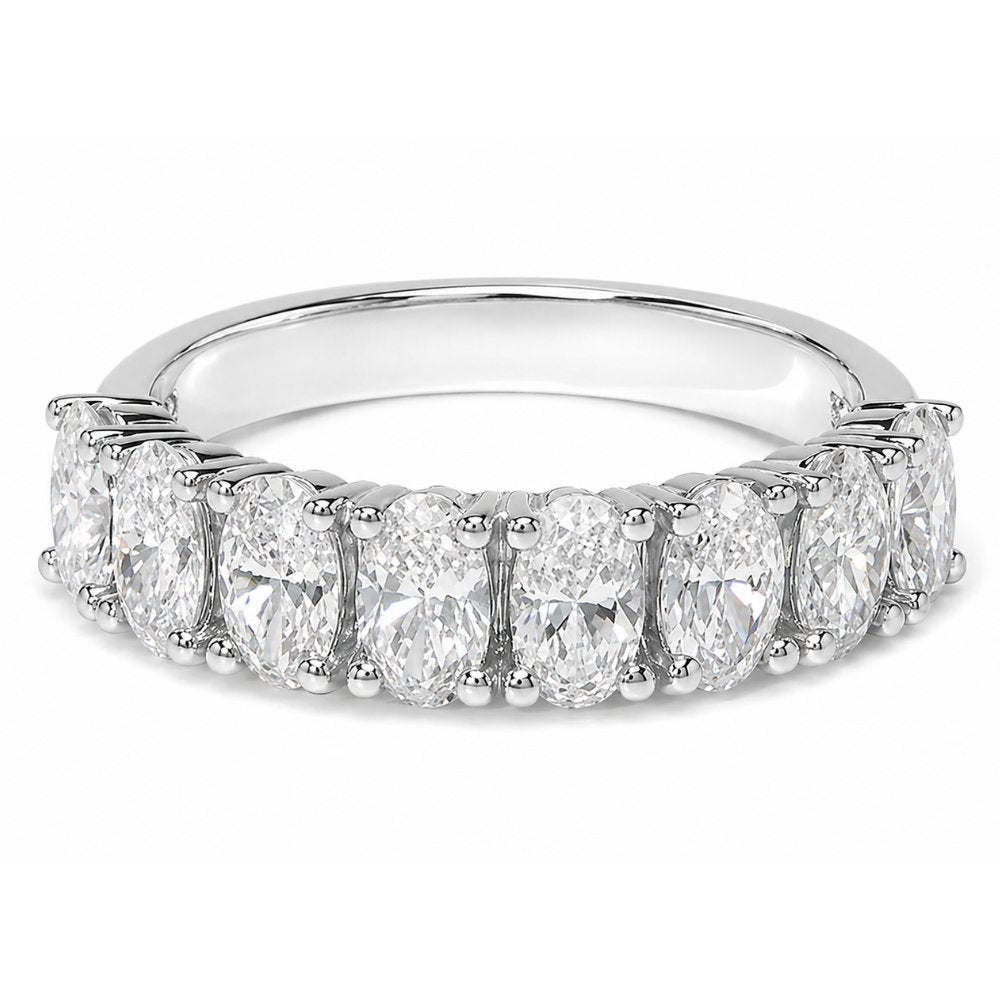 Signature Orianna Oval Half Eternity Band image 7