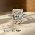READY TO SHIP - Rosalie 4.13ct Radiant Lab Diamond Ring