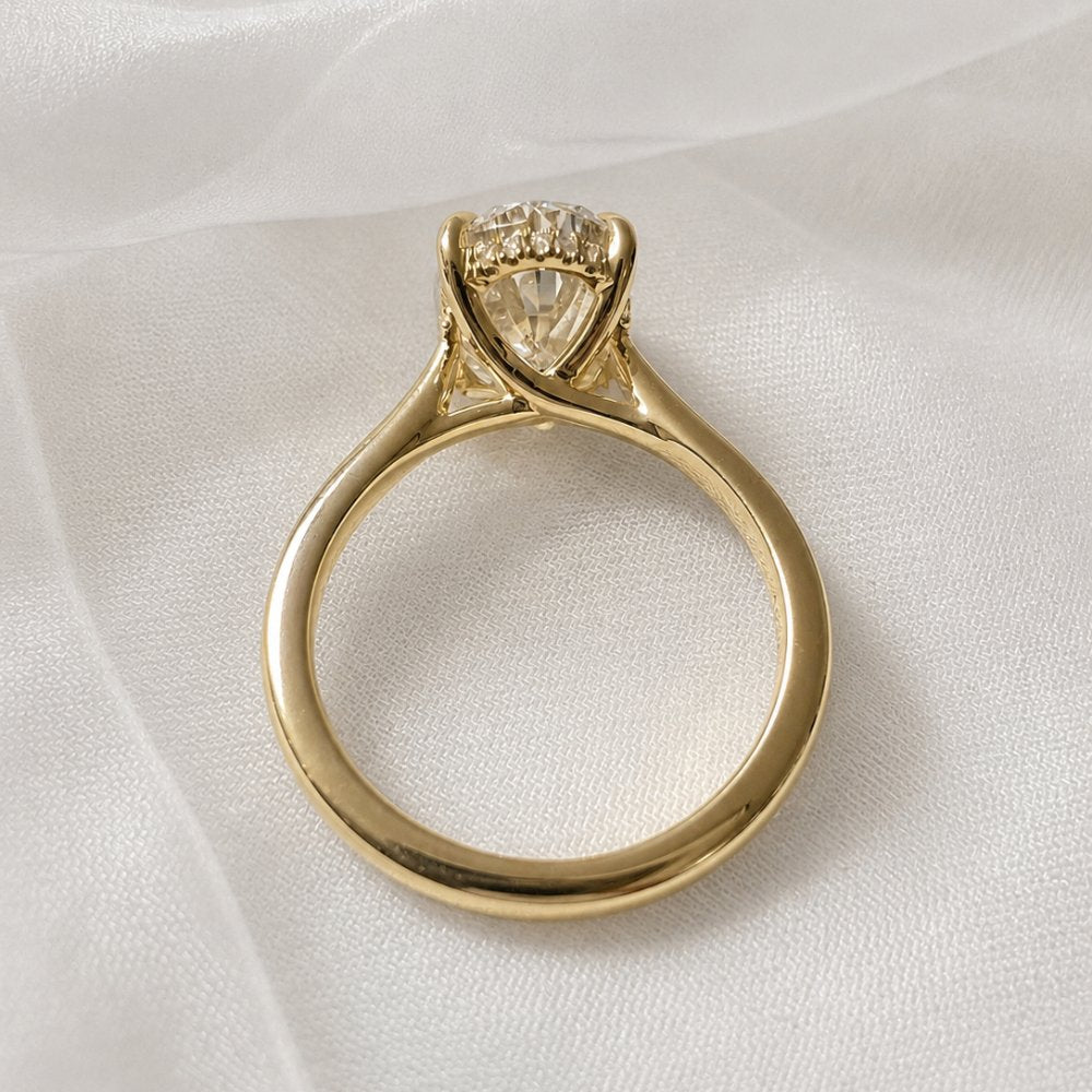 Ivy 4ct Oval Trellis Ring
