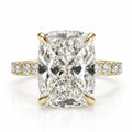 Serena 5ct Elongated Cushion Pave Ring