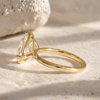 Susan 2.5CTW Pear Toi Et Moi Ring