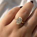READY TO SHIP - Ivy Fleur 2.06ct Oval Lab Diamond Ring