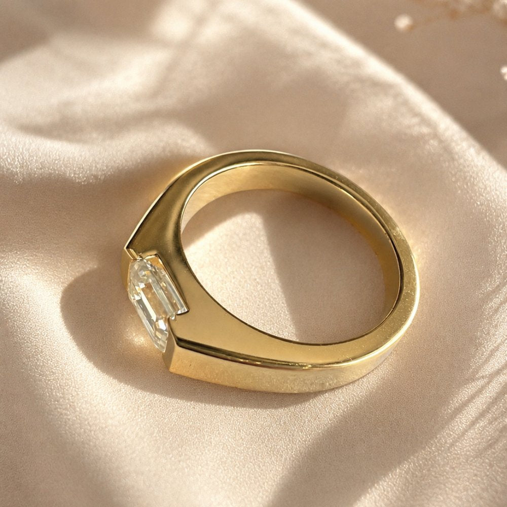 Koa 1ct Emerald Unisex Ring
