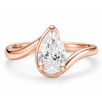 Kay 3ct Pear Contour Ring