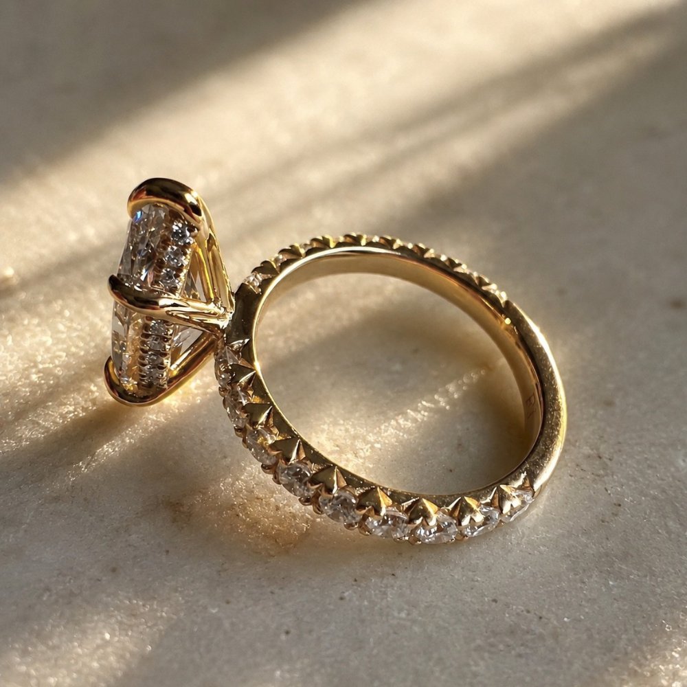 READY TO SHIP - Selena 3.10ct Marquise Lab Diamond Ring