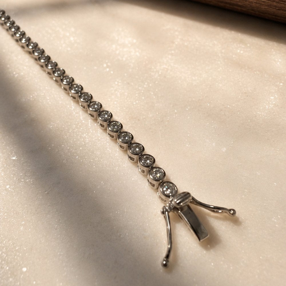 Bree 2.8mm Bezel Tennis Bracelet