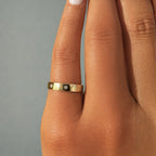 Signature Lyla 3mm Hammer Set Flat Ring image 1