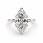 Maeve 3ct Marquise Cut Cathedral Tulip Basket Ring - M&F Series image 9