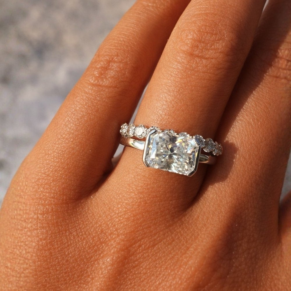 Signature Lacey 2.5mm 0.66ctw Lab Diamond Half Eternity Ring image 1