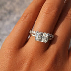 Signature Lacey 2.5mm 0.66ctw Lab Diamond Half Eternity Ring image 1