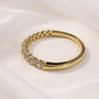 Signature Lacey 2.5mm 0.66ctw Lab Diamond Half Eternity Ring image 2