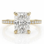 Signature Tina Radiant Cut 2-2.5ct Moissanite Ring image 0