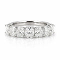 Signature Claudia 4mm Cushion Cut Moissanite Band image 0
