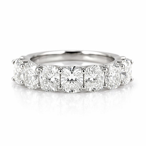 Signature Claudia 4mm Cushion Cut Moissanite Band image 0