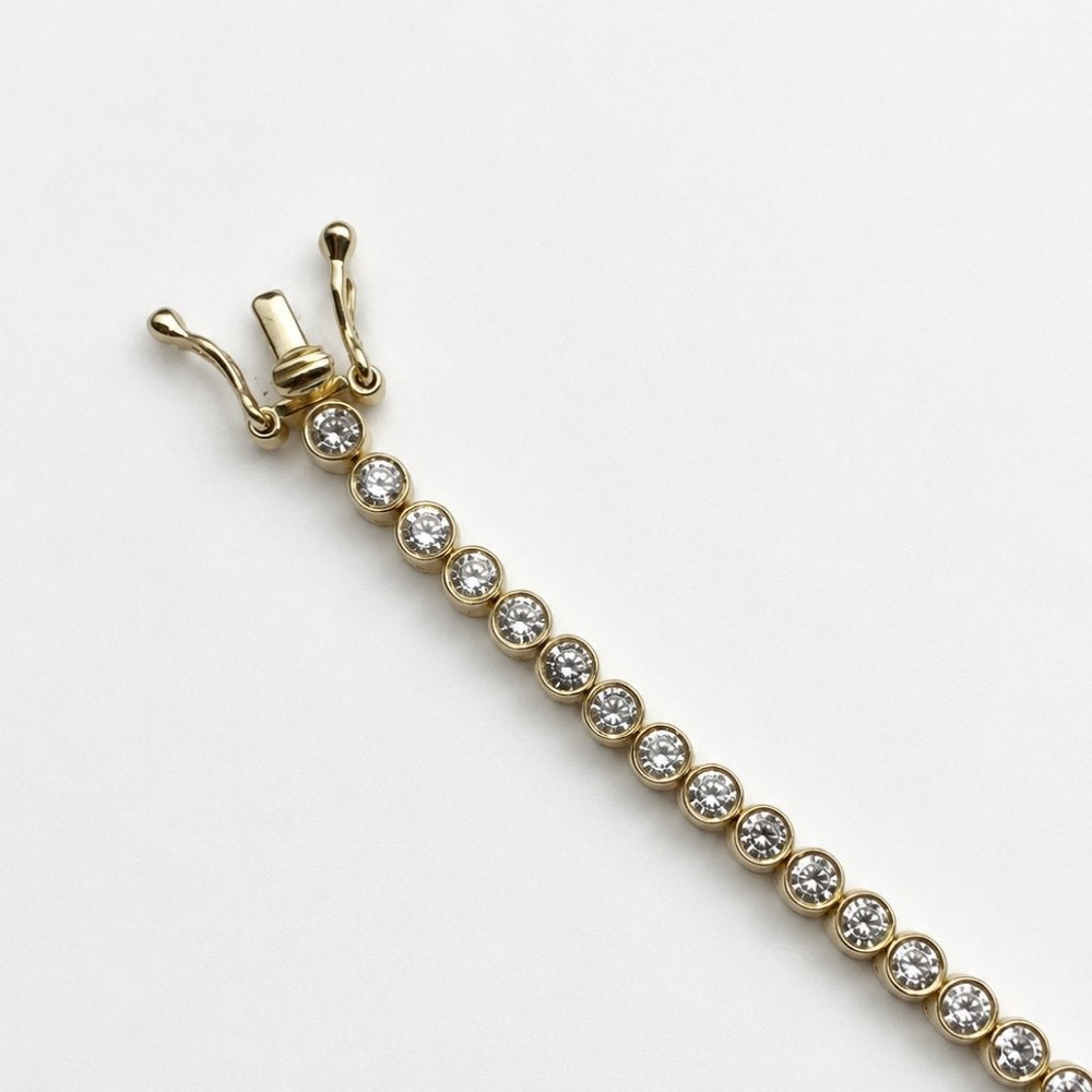 Briana 1.5CTW Lab Diamond Bezel Tennis Bracelet image 2