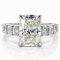 Fay-Maree 7.6CTW Radiant Cut Moissanite Engagement Ring - M and F Series image 0
