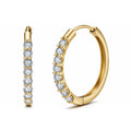 Valen 0.54CTW Lab Grown Diamond Hoop Earrings image 0