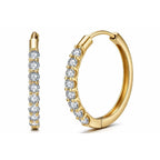 Valen 0.54CTW Lab Grown Diamond Hoop Earrings image 0