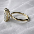 Signature Rory Radiant Cut 4ct Solitaire Ring image 5