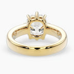 Signature Cressida 3ct Cushion Cut 5mm Wide Band Ring image 2