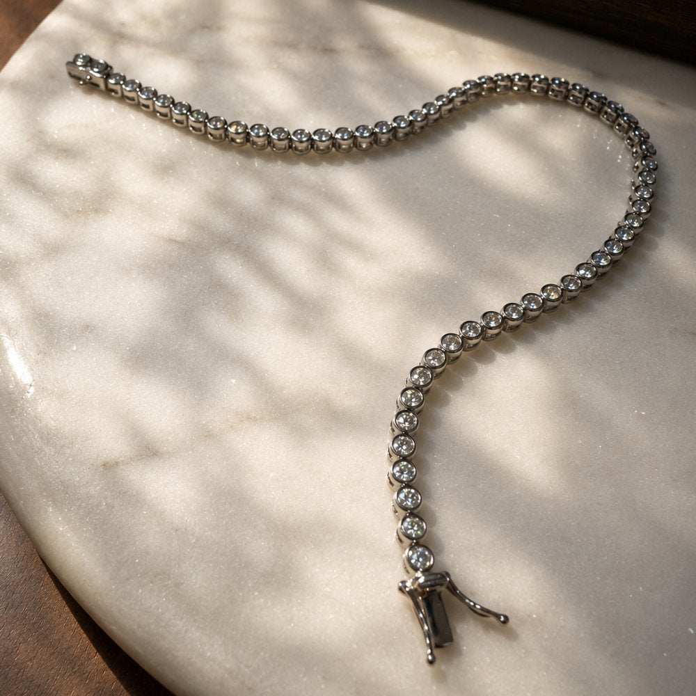 Bree 2.8mm Bezel Tennis Bracelet