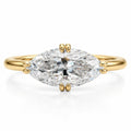Macey 2ct Marquise East West Ring