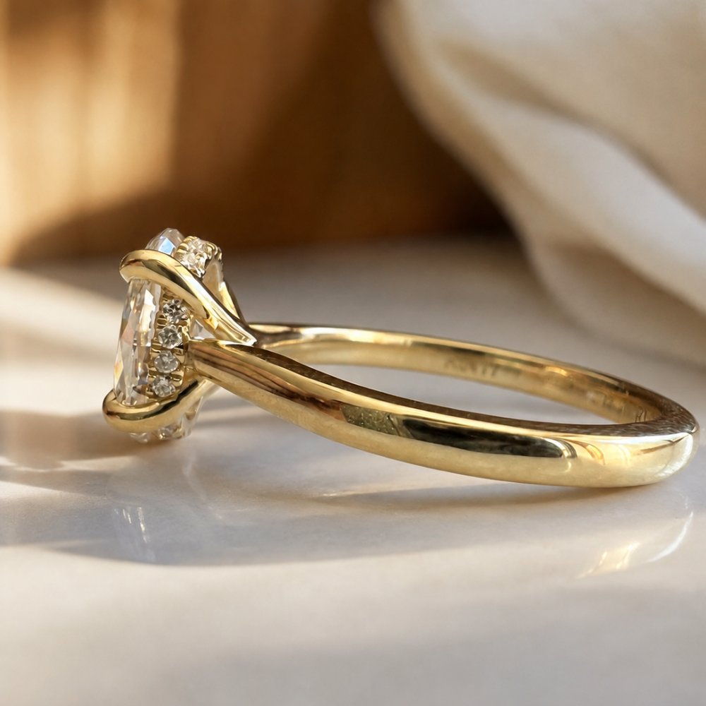 READY TO SHIP - Ivy Fleur 2.06ct Oval Lab Diamond Ring