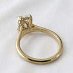 Flavia 4-4.5ct Radiant Engraved Ring