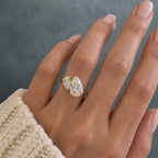 Susan 2.5CTW Pear Toi Et Moi Ring