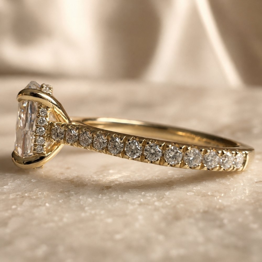 READY TO SHIP - Octavia 2.11ct Oval Lab Diamond Ring