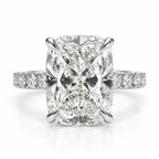 Serena 5ct Elongated Cushion Pave Ring